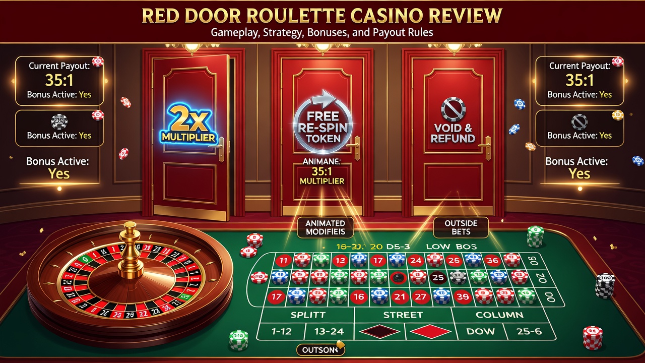Red Door Roulette Casino Review: Gameplay, Strategy, Bonuses, and Payout Rules