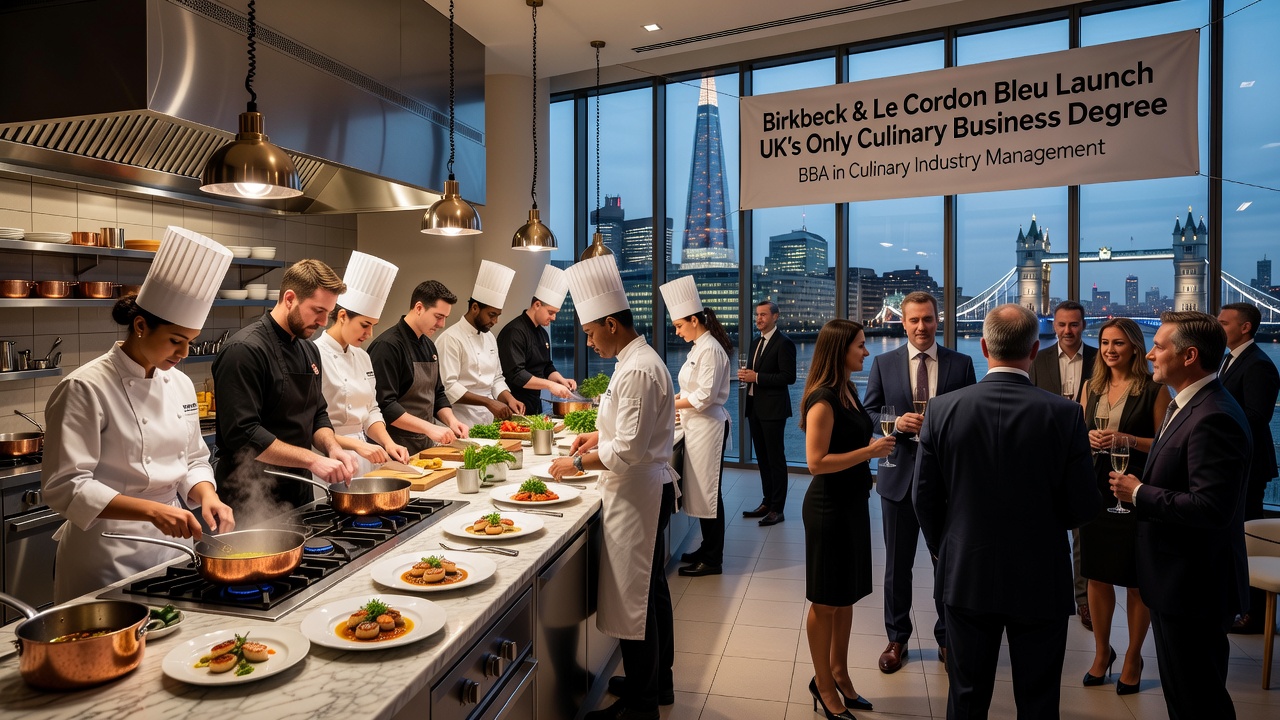 Birkbeck and Le Cordon Bleu Launch UK's Only Culinary Business Degree