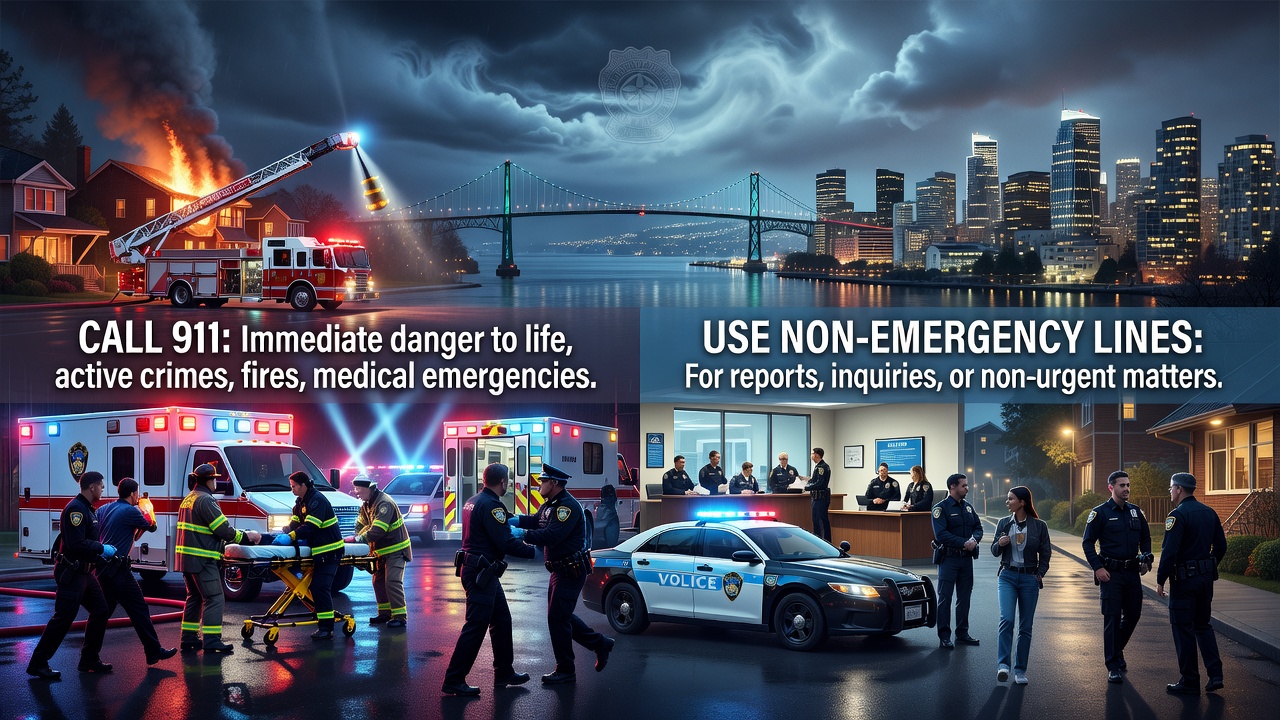Vancouver Police Clarify When to Call 911 or Use Non-Emergency Lines