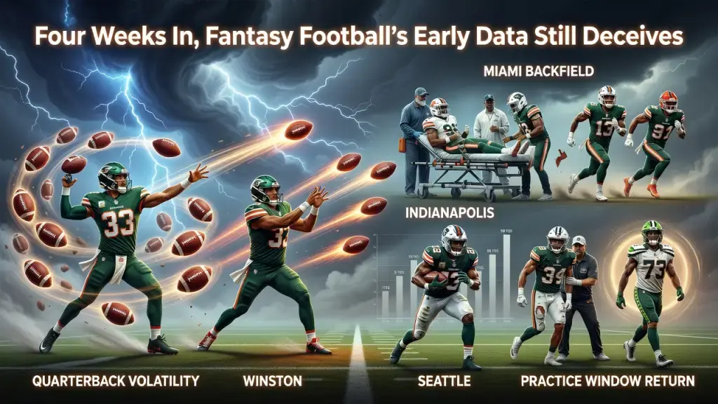 Four Weeks In, Fantasy Football's Early Data Still Deceives