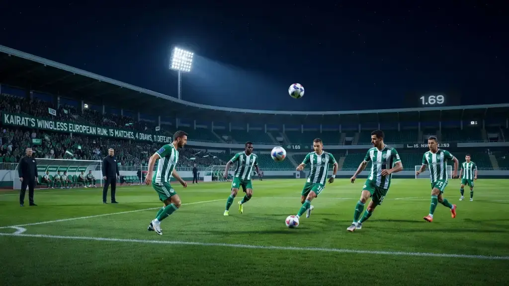 Kairat's Winless European Run Faces Toughest Test Yet Against Panathinaikos
