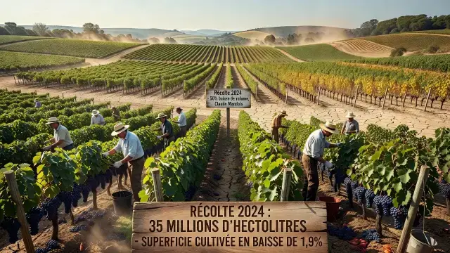France's Wine Harvest Hits Historic Low After Summer Heatwaves